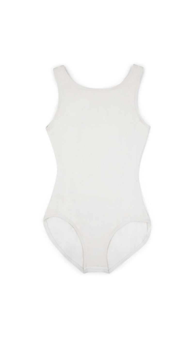 Capezio girls Classic High-neck Tank athletic leotards, White, 8 10 US - Image 1